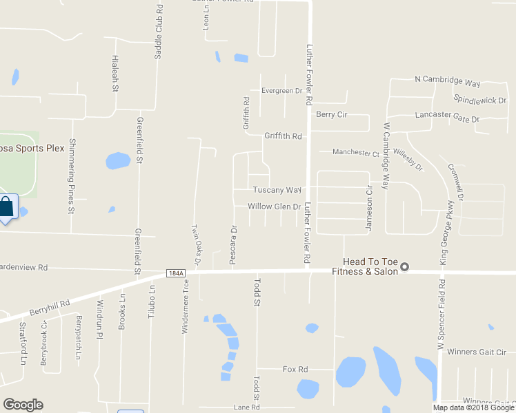 map of restaurants, bars, coffee shops, grocery stores, and more near 3955 Willow Glen Drive in Milton