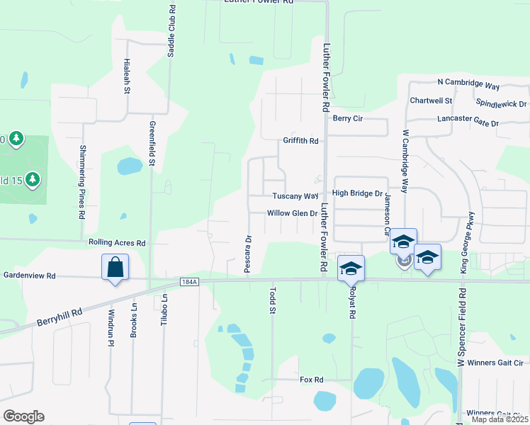 map of restaurants, bars, coffee shops, grocery stores, and more near 3934 Willow Glen Drive in Milton