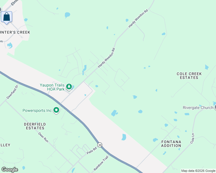 map of restaurants, bars, coffee shops, grocery stores, and more near 4750 Hardy Weedon Road in College Station