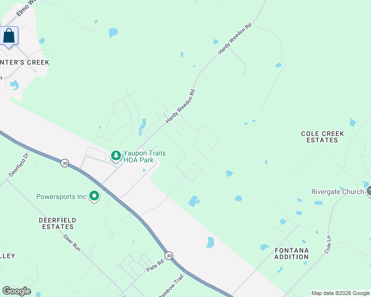 map of restaurants, bars, coffee shops, grocery stores, and more near 4750 Hardy Weedon Road in College Station