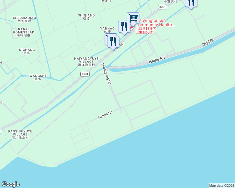 map of restaurants, bars, coffee shops, grocery stores, and more near 1 Shang Gang Lu in Jia Xing Shi
