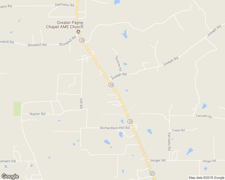 map of restaurants, bars, coffee shops, grocery stores, and more near 84029 Highway 25 in Folsom