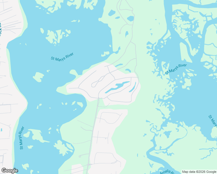 map of restaurants, bars, coffee shops, grocery stores, and more near 96150 Oyster Bay Drive in Fernandina Beach