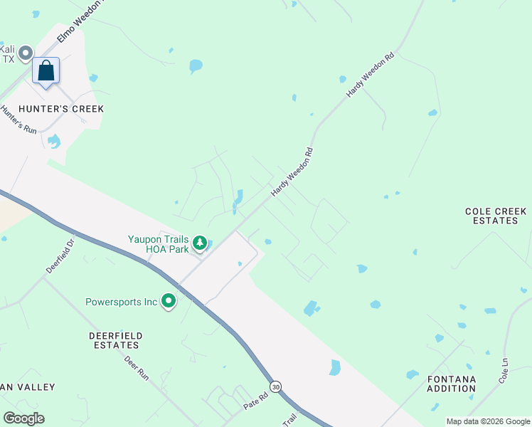 map of restaurants, bars, coffee shops, grocery stores, and more near 4750 Hardy Weedon Road in College Station