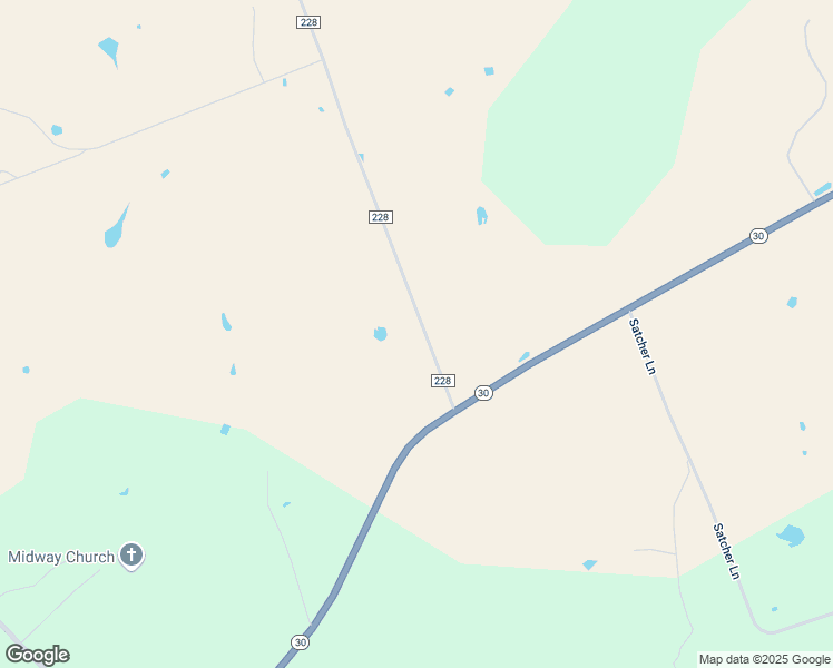 map of restaurants, bars, coffee shops, grocery stores, and more near 12659 Cr228 in Bedias