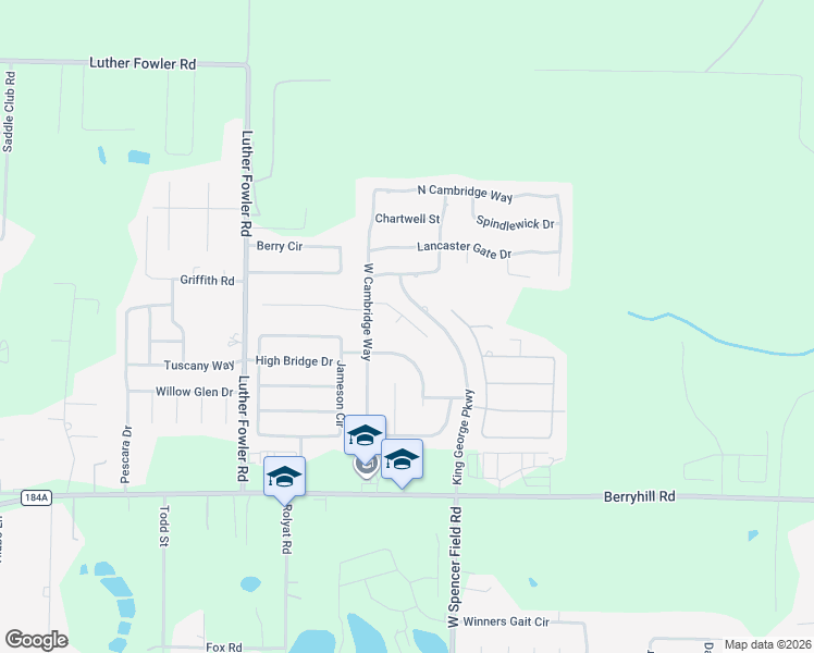 map of restaurants, bars, coffee shops, grocery stores, and more near 4183-4185 Dundee Crossing Drive in Milton