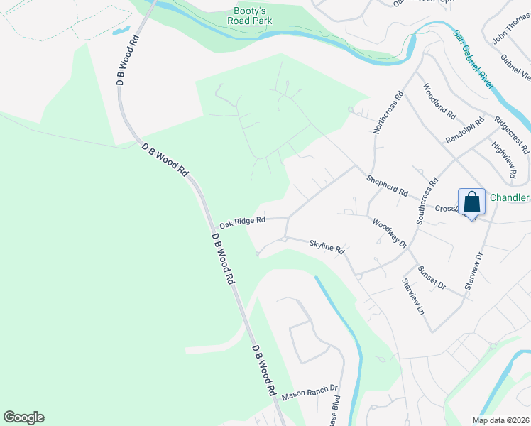 map of restaurants, bars, coffee shops, grocery stores, and more near 140 Oak Ridge Road in Georgetown