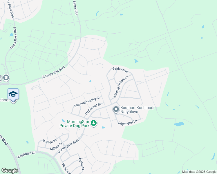 map of restaurants, bars, coffee shops, grocery stores, and more near 285 Gaida Loop in Georgetown