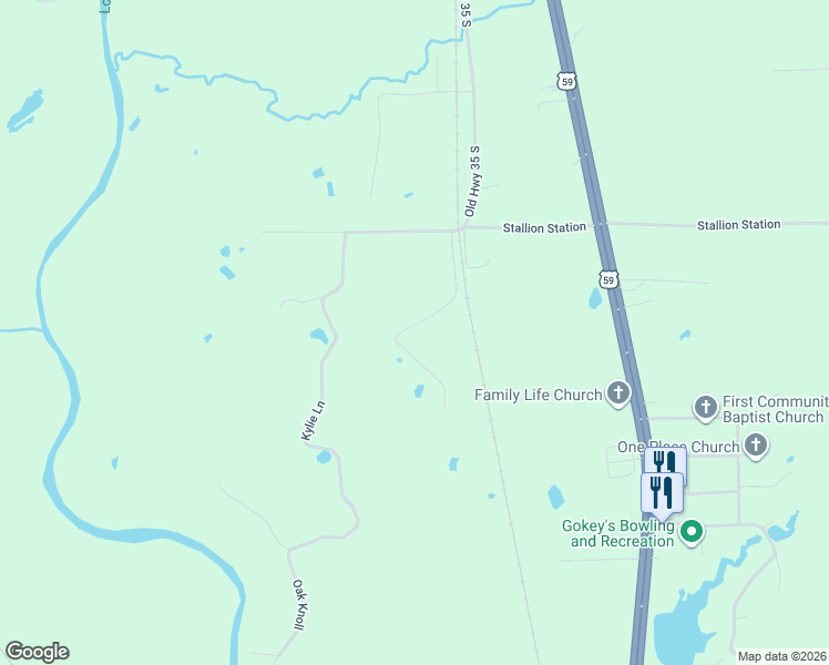 map of restaurants, bars, coffee shops, grocery stores, and more near 382 Tinney Rd in Livingston