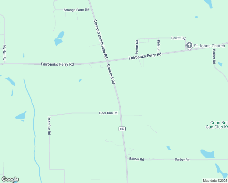 map of restaurants, bars, coffee shops, grocery stores, and more near 4115 Concord Road in Havana