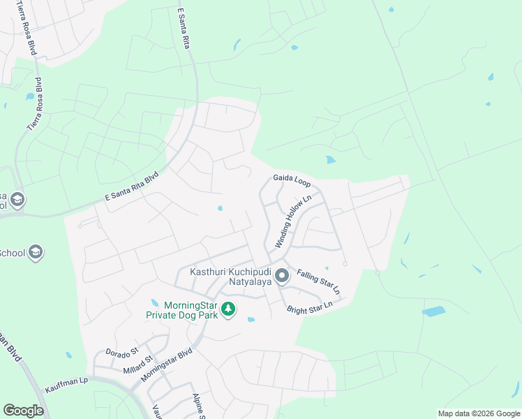 map of restaurants, bars, coffee shops, grocery stores, and more near 285 Gaida Loop in Georgetown