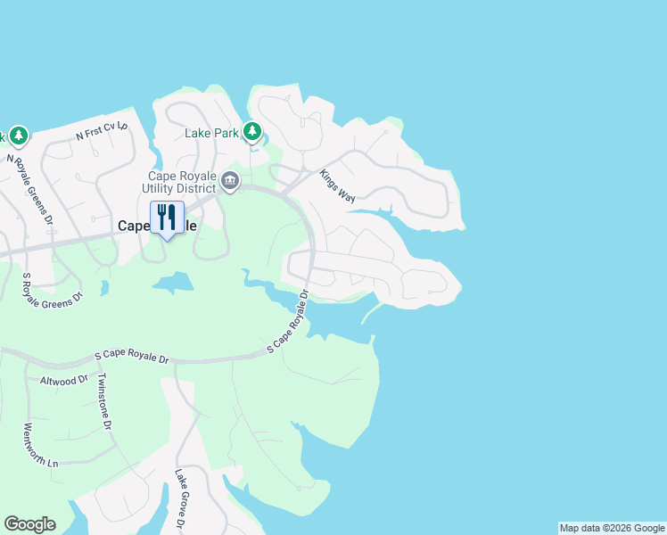 map of restaurants, bars, coffee shops, grocery stores, and more near 20 Harbour Row Circle in Coldspring