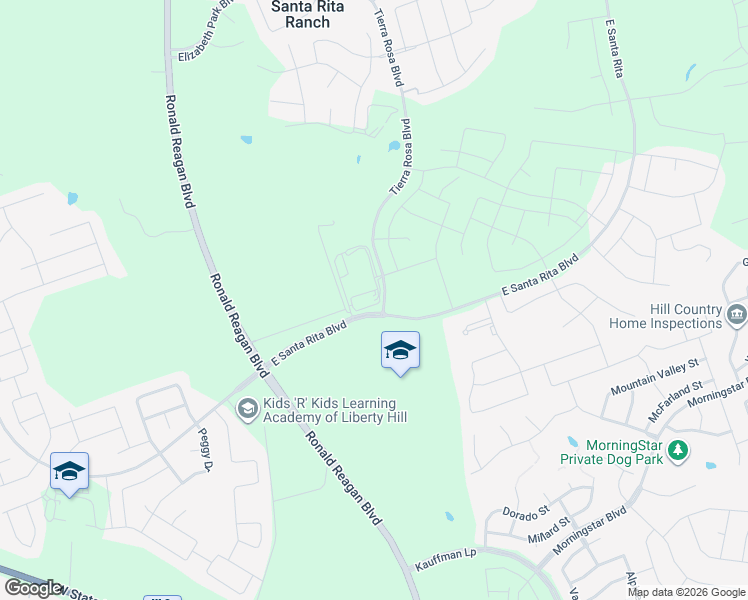 map of restaurants, bars, coffee shops, grocery stores, and more near 1177 Cross Creek Lane in Georgetown