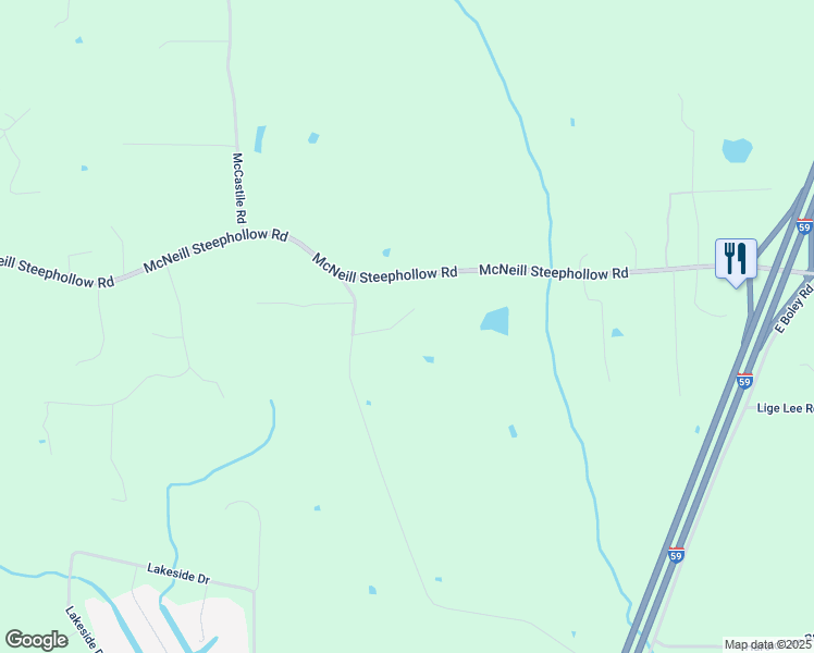 map of restaurants, bars, coffee shops, grocery stores, and more near 31 Baucum Road in Carriere