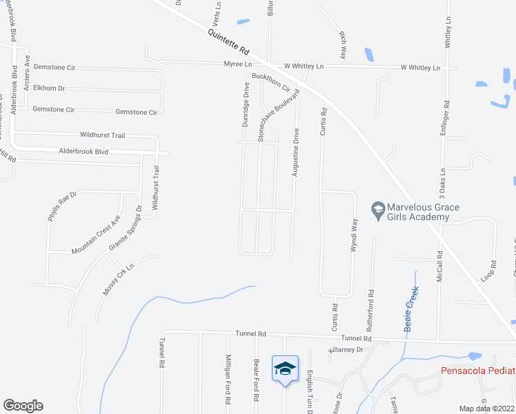 map of restaurants, bars, coffee shops, grocery stores, and more near 6034 Stonechase Boulevard in Milton