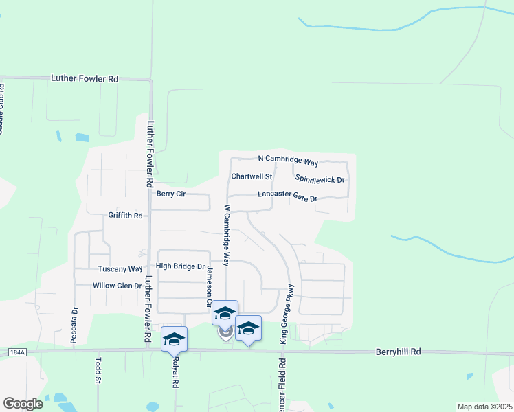map of restaurants, bars, coffee shops, grocery stores, and more near 4150 Castle Gate Drive in Milton