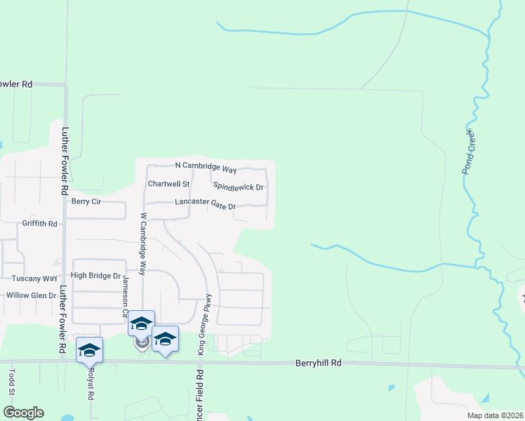 map of restaurants, bars, coffee shops, grocery stores, and more near 4275 Lancaster Gate Drive in Pace