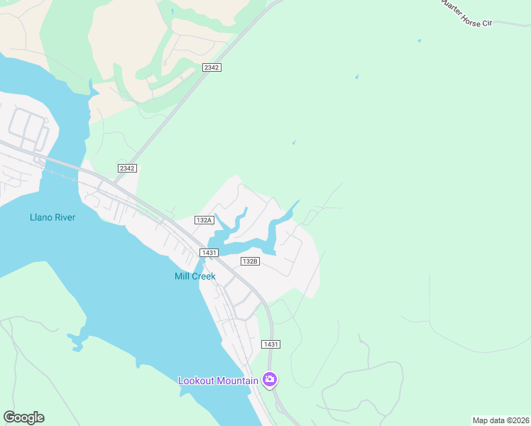 map of restaurants, bars, coffee shops, grocery stores, and more near 1405 County Road 132A in Kingsland