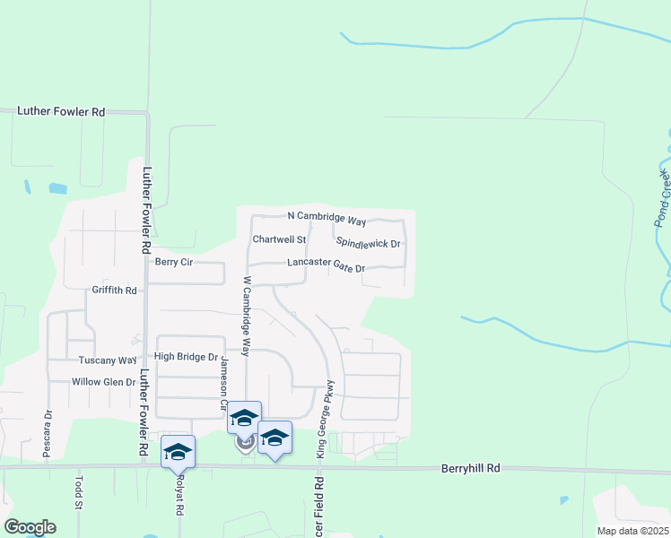 map of restaurants, bars, coffee shops, grocery stores, and more near 6032 Lancaster Court in Pace
