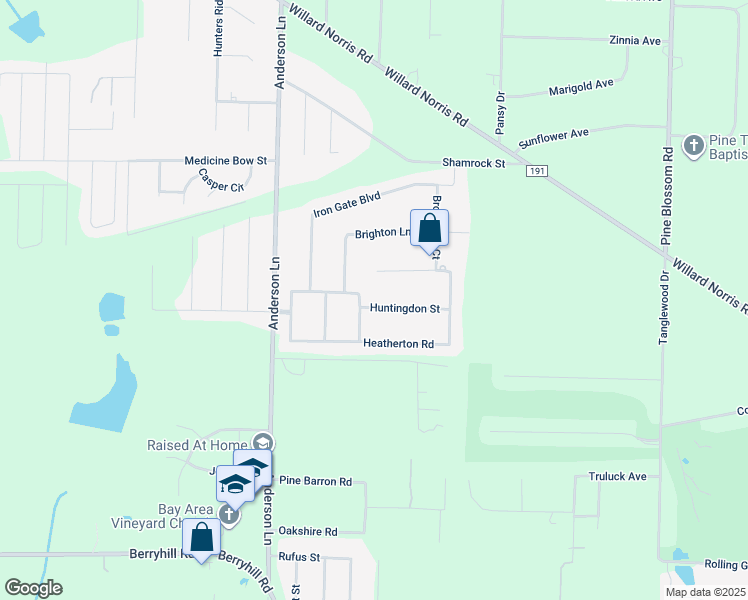 map of restaurants, bars, coffee shops, grocery stores, and more near 5504 Huntingdon Street in Milton