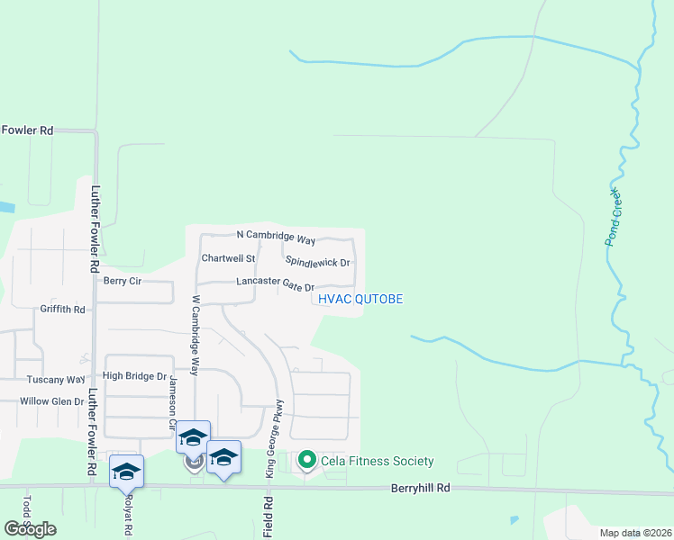 map of restaurants, bars, coffee shops, grocery stores, and more near 4286 Spindlewick Drive in Pace
