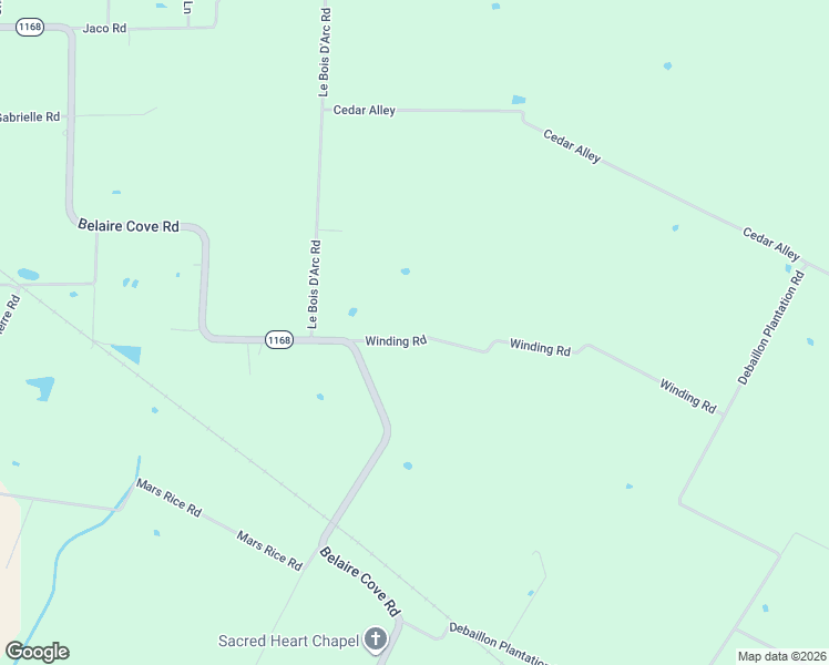 map of restaurants, bars, coffee shops, grocery stores, and more near 1116 Jeremy Cole Drive in Ville Platte