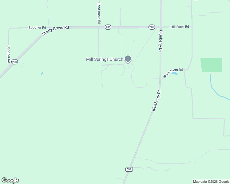 map of restaurants, bars, coffee shops, grocery stores, and more near 7849 Leatherneck Trail in Grand Ridge