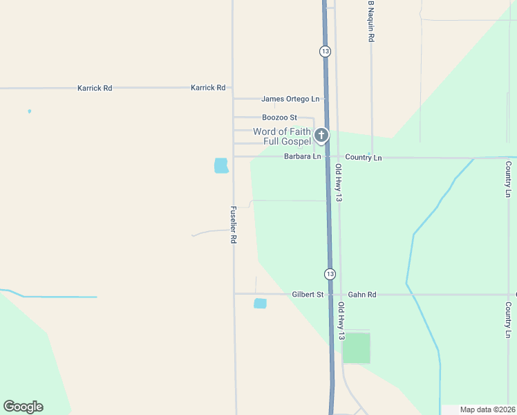 map of restaurants, bars, coffee shops, grocery stores, and more near Fuselier Road in Mamou