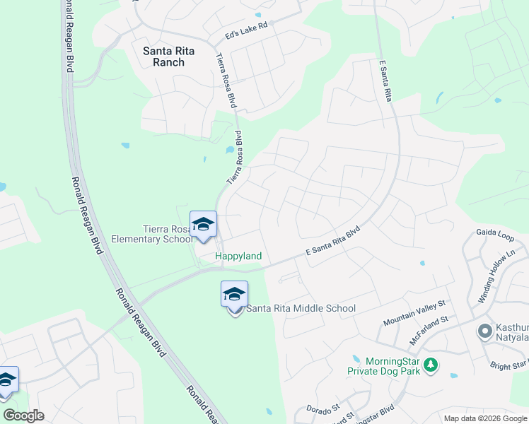 map of restaurants, bars, coffee shops, grocery stores, and more near 205 Singing Dove Way in Liberty Hill