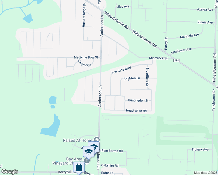 map of restaurants, bars, coffee shops, grocery stores, and more near 9095 Iron Gate Boulevard in Milton