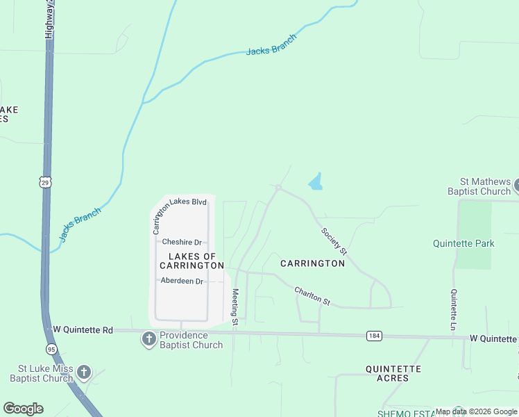 map of restaurants, bars, coffee shops, grocery stores, and more near 2551 Meeting Street in Cantonment