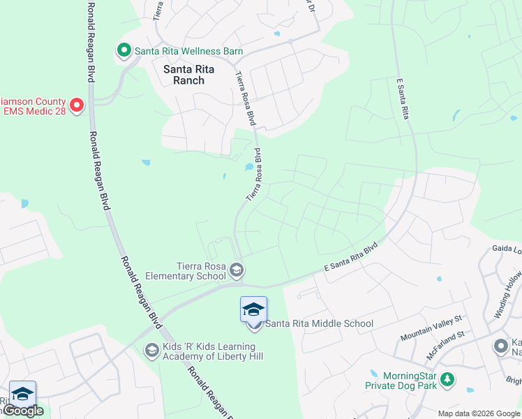 map of restaurants, bars, coffee shops, grocery stores, and more near 727-1725 Cross Creek Lane in Georgetown