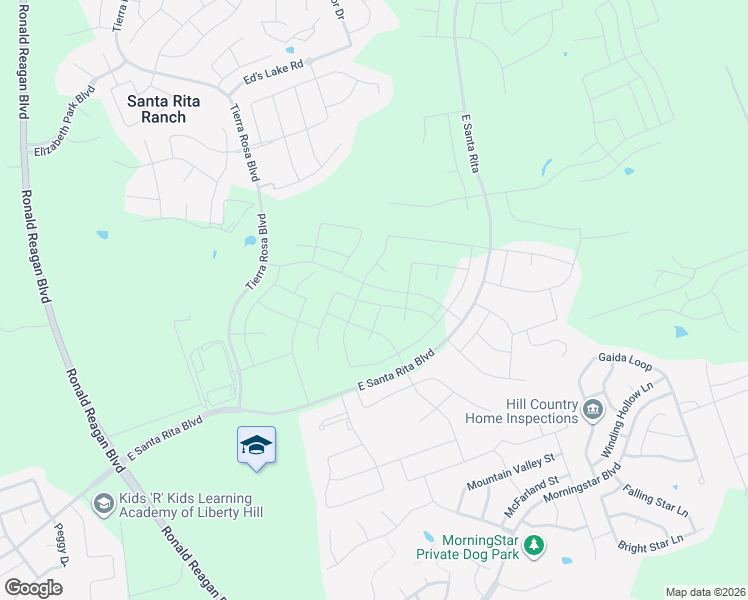 map of restaurants, bars, coffee shops, grocery stores, and more near 1177 Cross Creek Lane in Georgetown