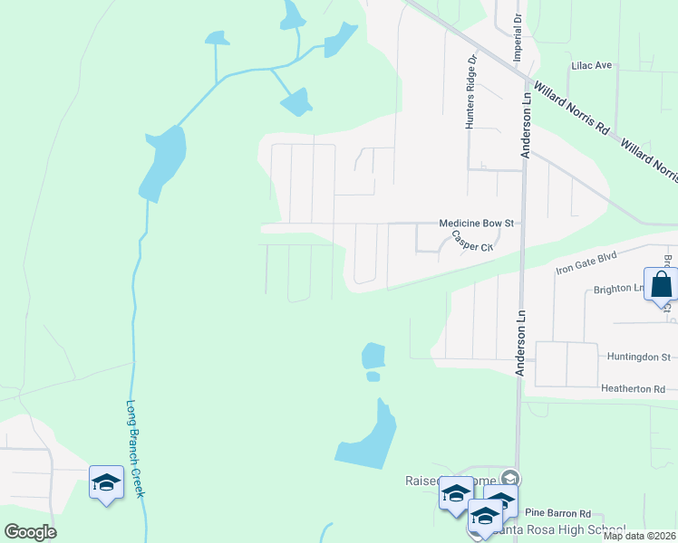 map of restaurants, bars, coffee shops, grocery stores, and more near 6060 Winchester Circle in Milton