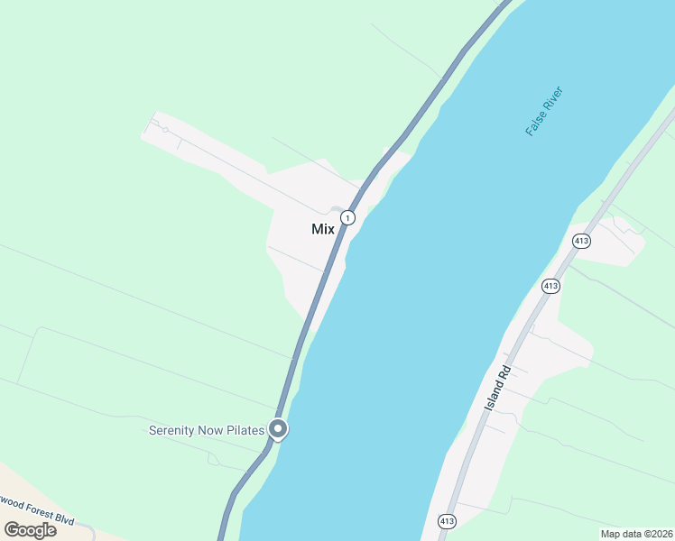 map of restaurants, bars, coffee shops, grocery stores, and more near 9320 False River Drive in New Roads