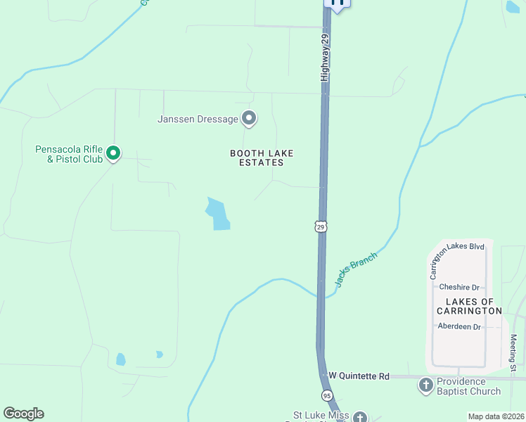 map of restaurants, bars, coffee shops, grocery stores, and more near 3301 Bopeg Rd in Escambia
