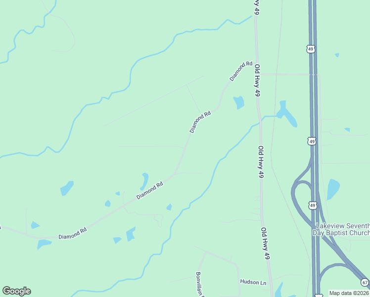 map of restaurants, bars, coffee shops, grocery stores, and more near 18391 Vic Wertz Road in Saucier