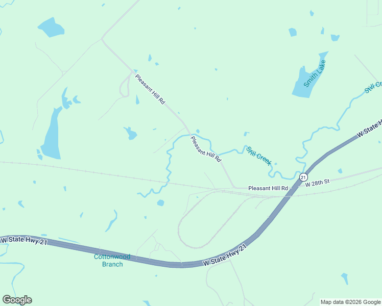 map of restaurants, bars, coffee shops, grocery stores, and more near 1155 Pleasant Hill Road in Bryan