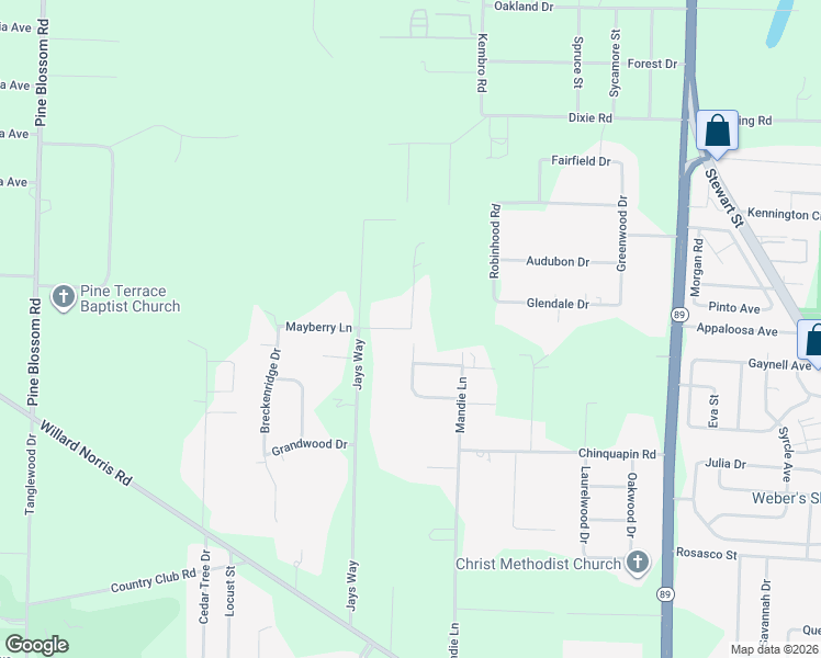 map of restaurants, bars, coffee shops, grocery stores, and more near 6144 Andys Lane in Milton