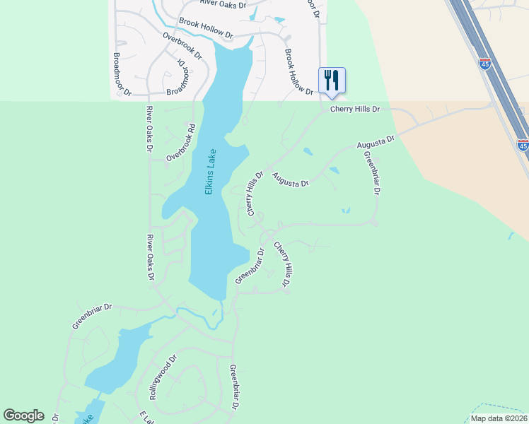 map of restaurants, bars, coffee shops, grocery stores, and more near 18 Golfview Manor in Huntsville