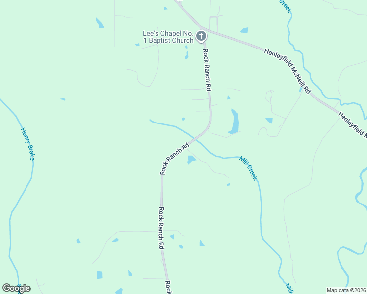 map of restaurants, bars, coffee shops, grocery stores, and more near 1273 Rock Ranch Road in Carriere