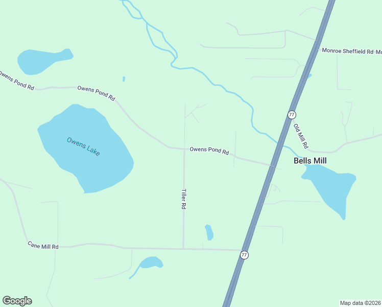 map of restaurants, bars, coffee shops, grocery stores, and more near 1807 Owens Pond Road in Chipley