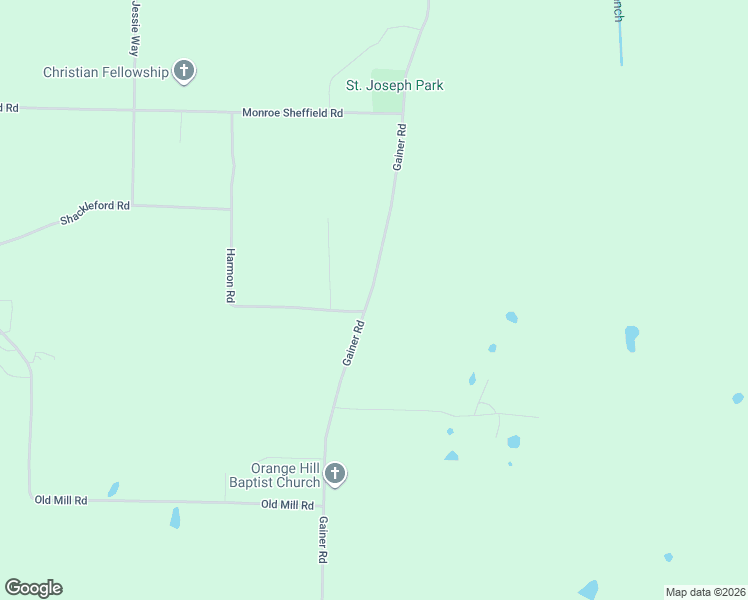 map of restaurants, bars, coffee shops, grocery stores, and more near 3389 Gainer Road in Chipley