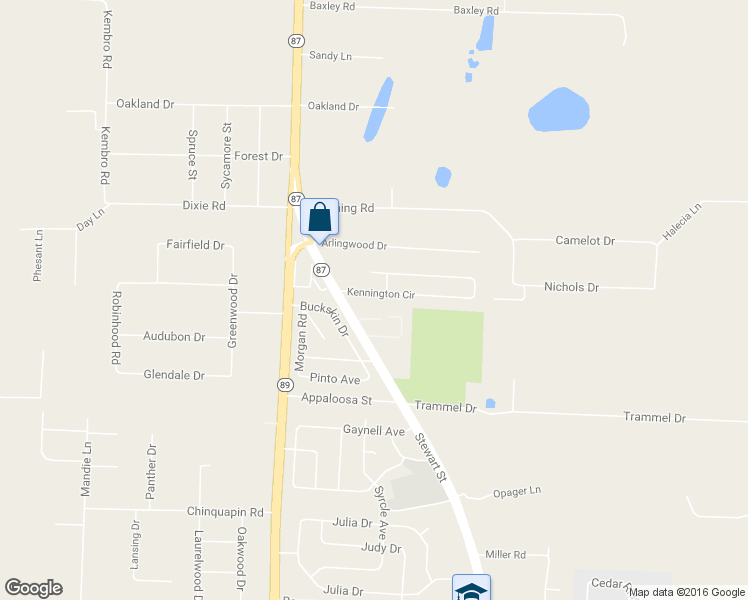 map of restaurants, bars, coffee shops, grocery stores, and more near 6421 Kennington Circle in Milton