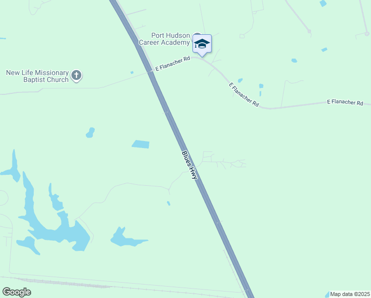 map of restaurants, bars, coffee shops, grocery stores, and more near 21106 Samuels Road in Zachary