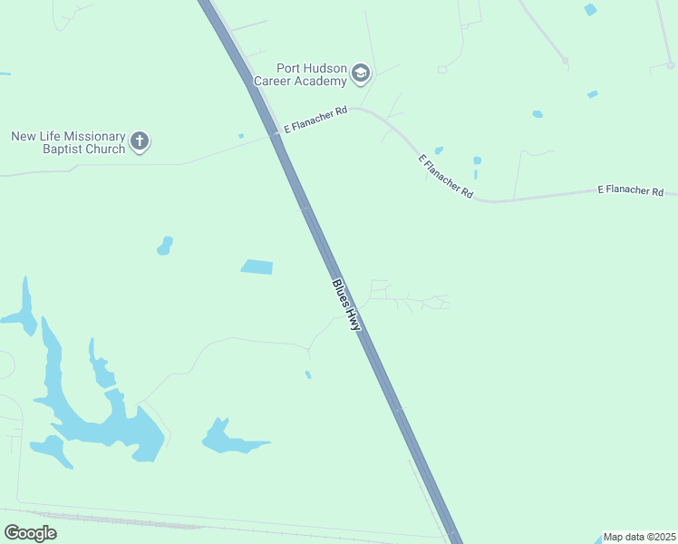 map of restaurants, bars, coffee shops, grocery stores, and more near 21106 Samuels Road in Zachary