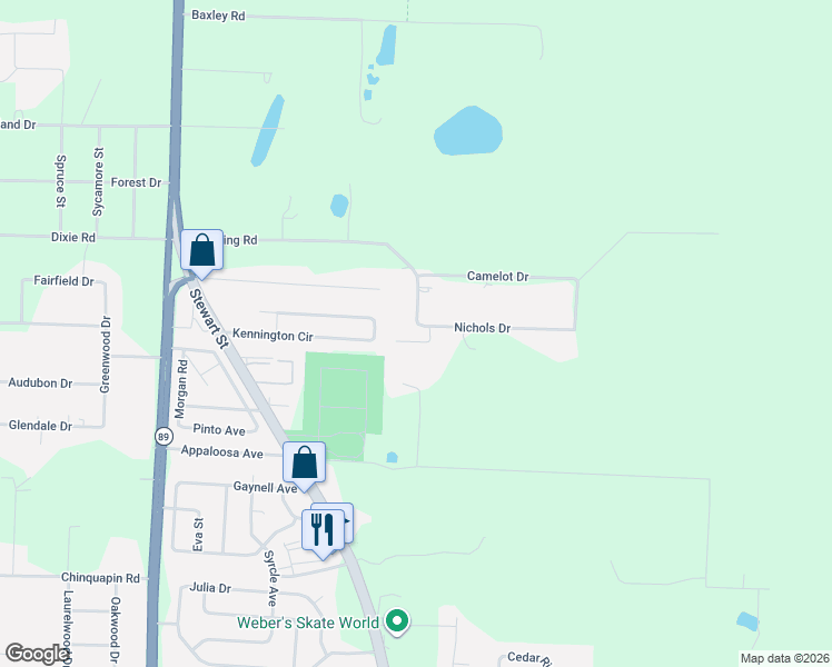 map of restaurants, bars, coffee shops, grocery stores, and more near 6626 Wesdon Court in Milton