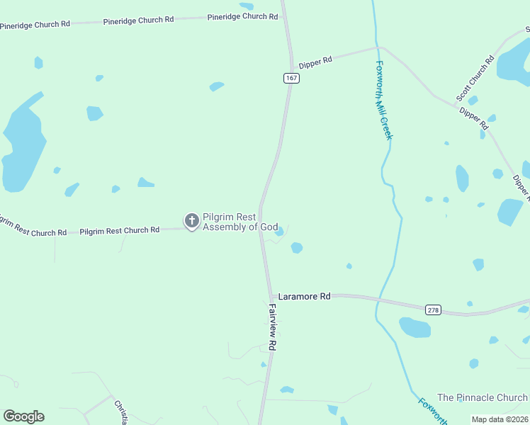 map of restaurants, bars, coffee shops, grocery stores, and more near 1352 Fairview Road in Marianna