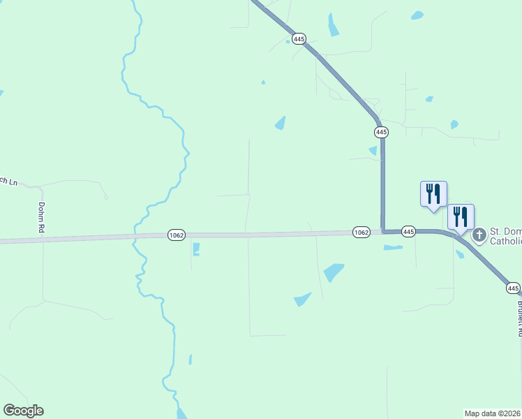 map of restaurants, bars, coffee shops, grocery stores, and more near 56056 J Bankston Road in Loranger