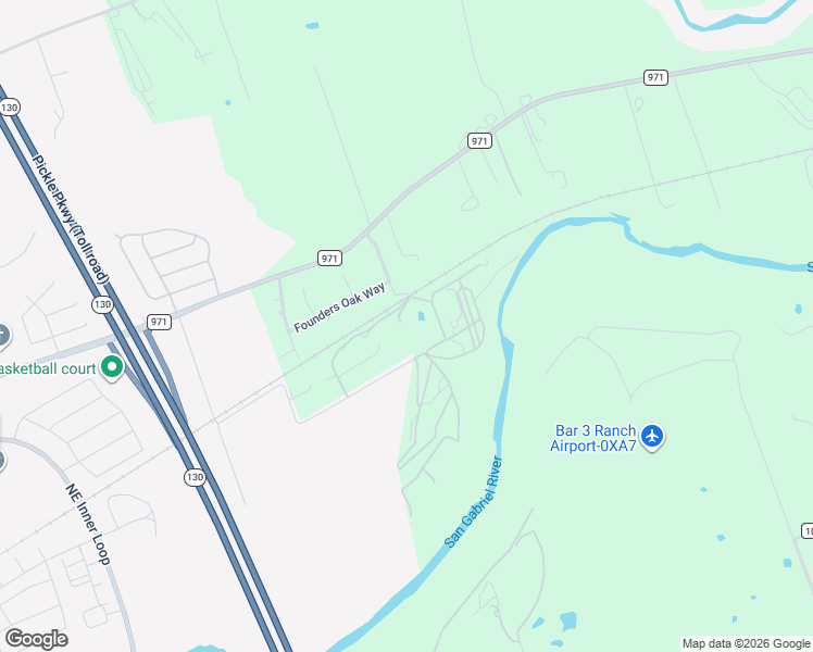 map of restaurants, bars, coffee shops, grocery stores, and more near 40001 Heritage Hollow in Georgetown